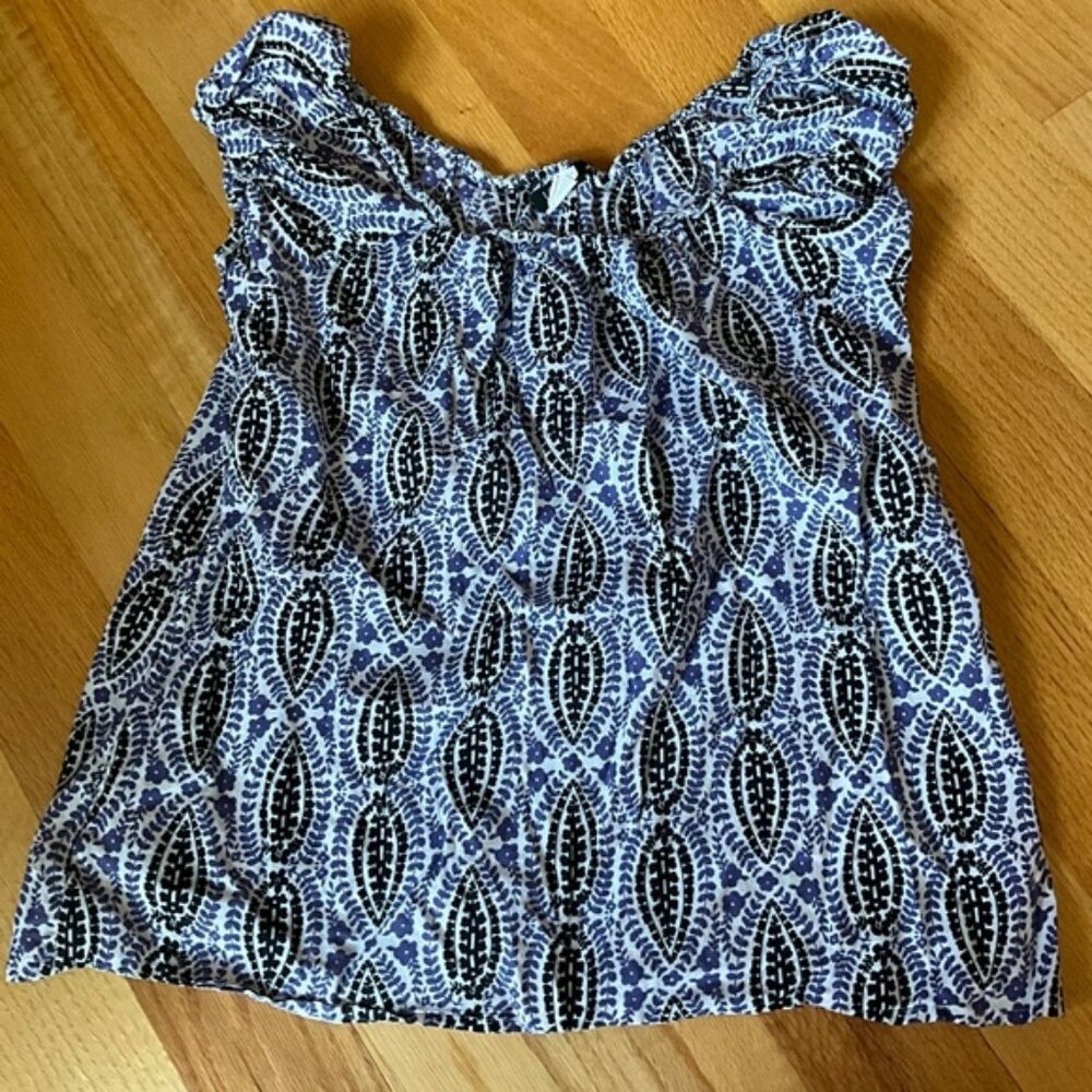 J.Crew Floral Cotton Blouse